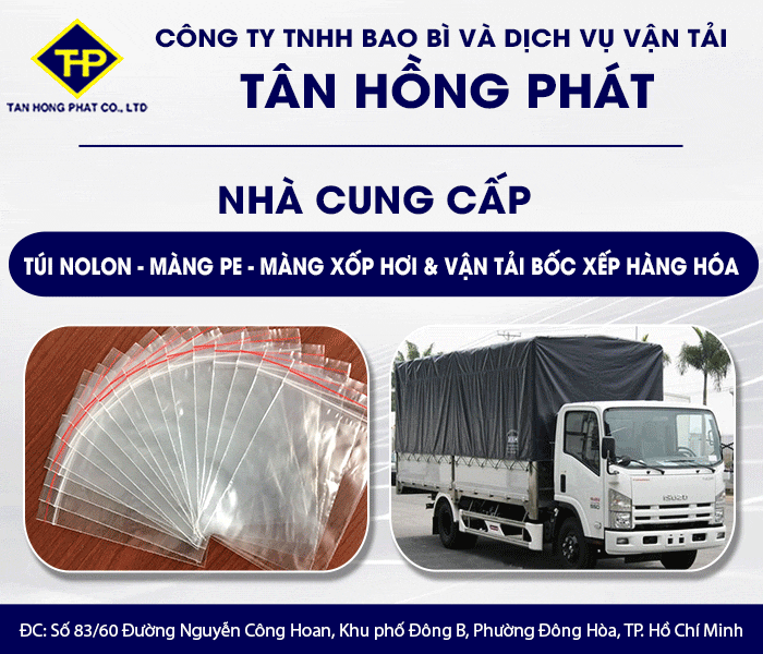 CÔNG TY TNHH BAO BÌ VÀ DỊCH VỤ VẬN TẢI TÂN HỒNG PHÁT